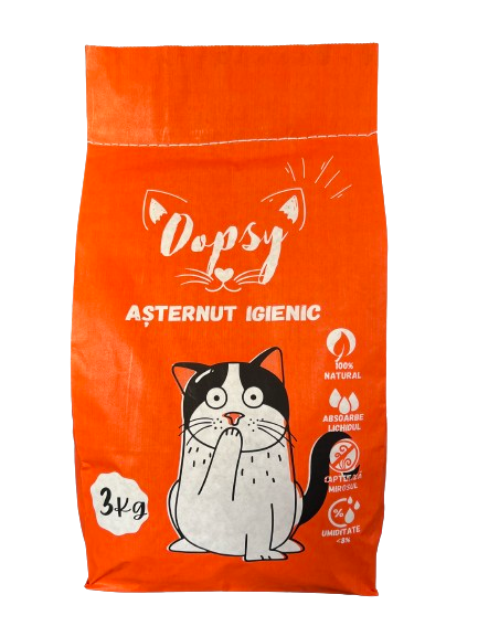 Asternut igienic pentru pisici, Oopsy®, 3 kg, 10L