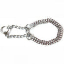 Zgarda pentru caini Zgarda lant dublu, Enjoy 2/40cm