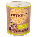 Hrana umeda pentru caini Petkult Adult cu rata 800 g