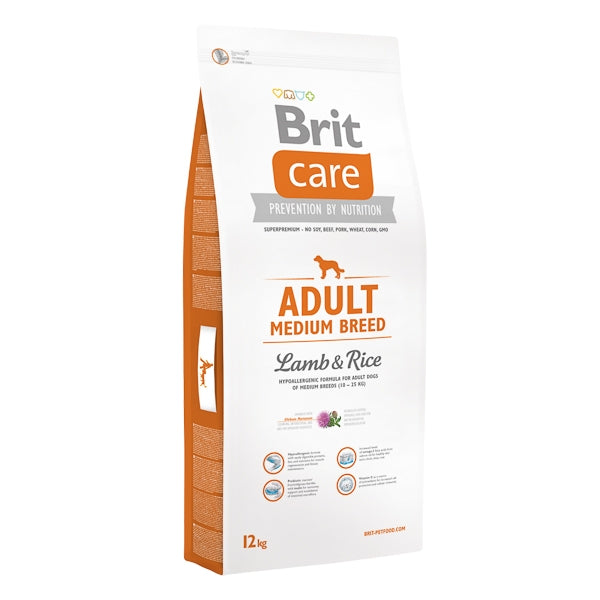 Brit Care Adult Medium Breed Lamb and Rice 12 kg