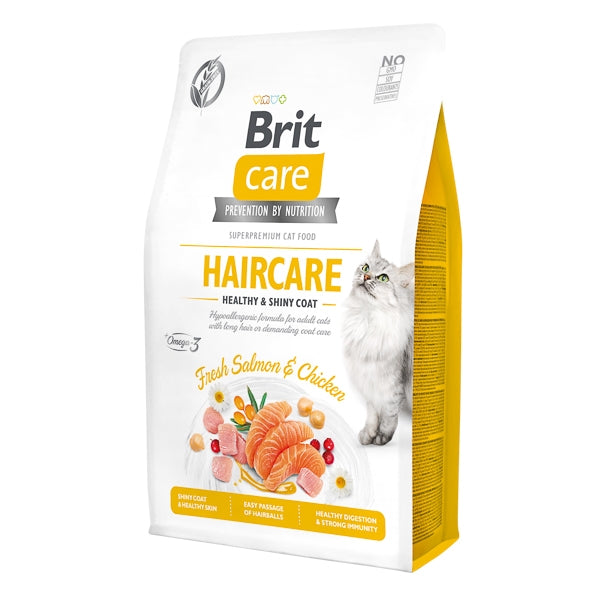 Brit Care Cat GF Haircare Healthy and Shiny Coat 2 kg