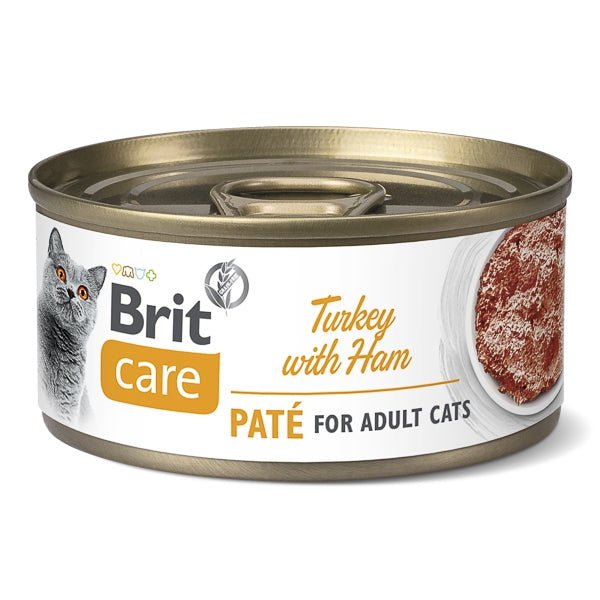 Brit Care Cat Turkey Pate With Ham 70 g