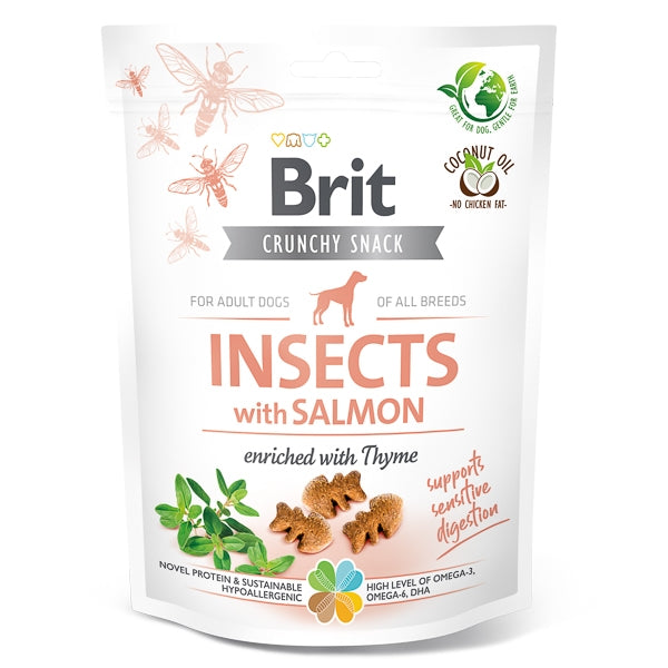 Brit Care Dog Crunchy Cracker Insects Salmon with Thyme 200 g