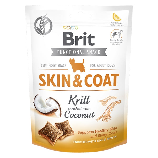 Brit Care Dog Snack Skin and Coat Krill 150 g