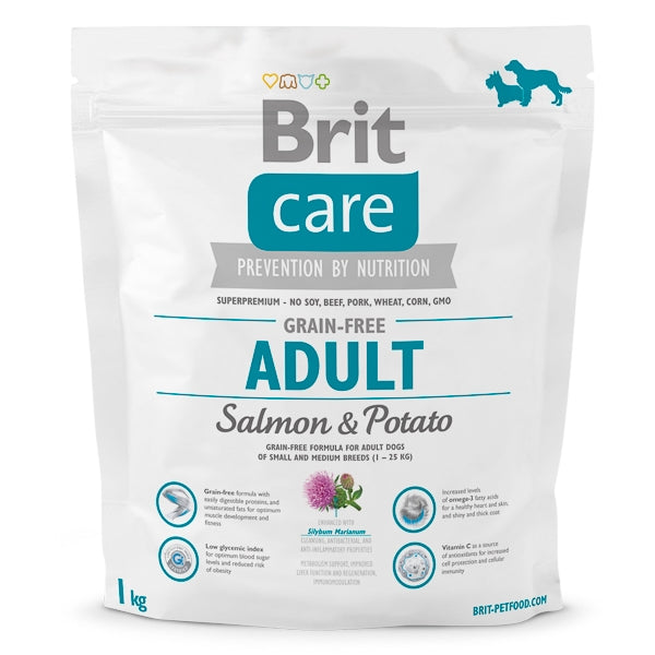 Brit Care Grain-free adult salmon and potato 1 kg