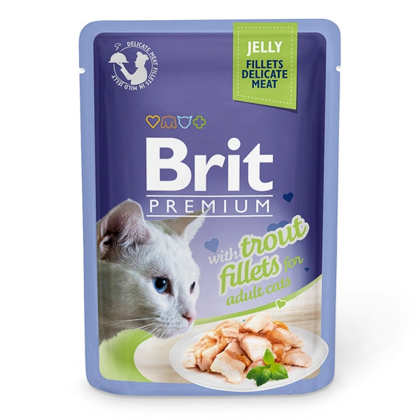 Brit Cat Delicate Trout in Jelly 85 g