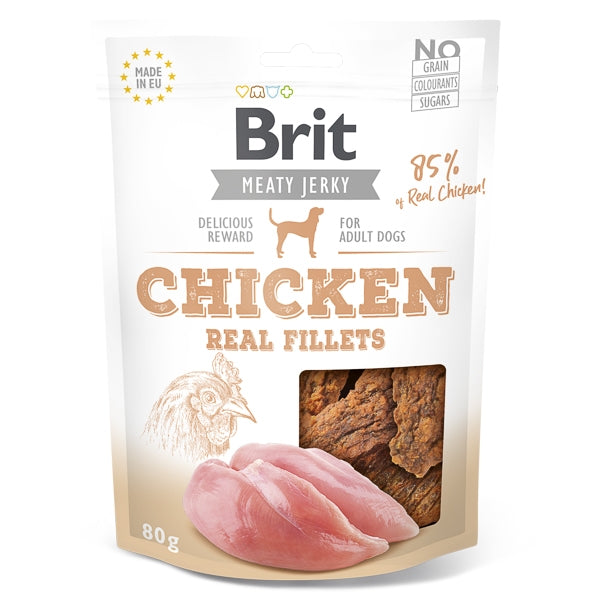 Brit Dog Jerky Chicken Fillets 80 g