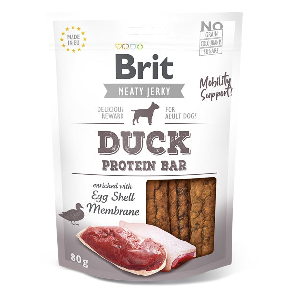 Brit Dog Jerky Duck Protein Bar 80 g