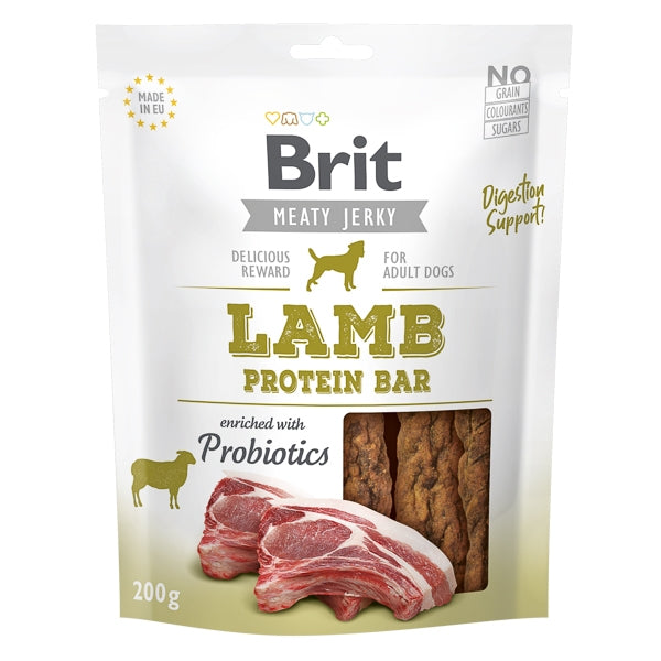 Brit Dog Jerky Lamb Protein Bar 200 g
