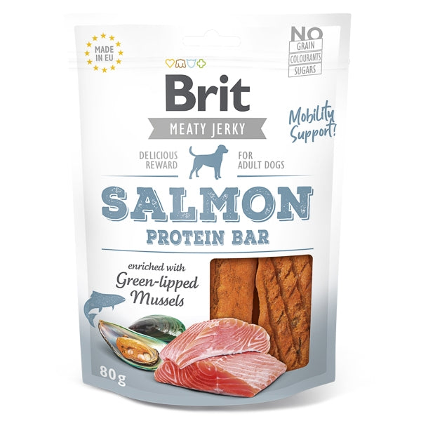 Brit Dog Jerky Salmon Protein Bar 80 g