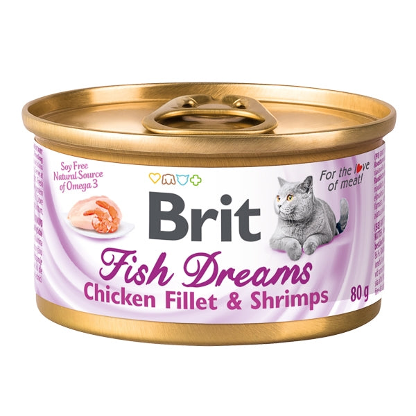 Brit Fish Dreams Chicken Fillet and Shrimps 80 g