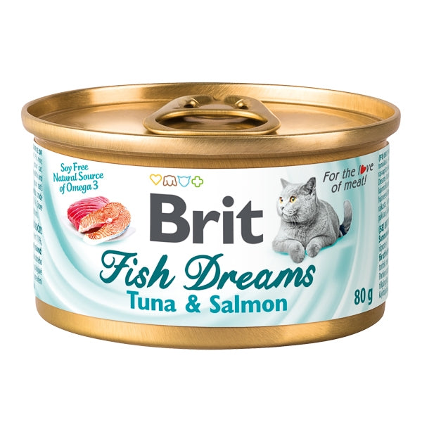 Brit Fish Dreams Tuna and Salmon 80 g