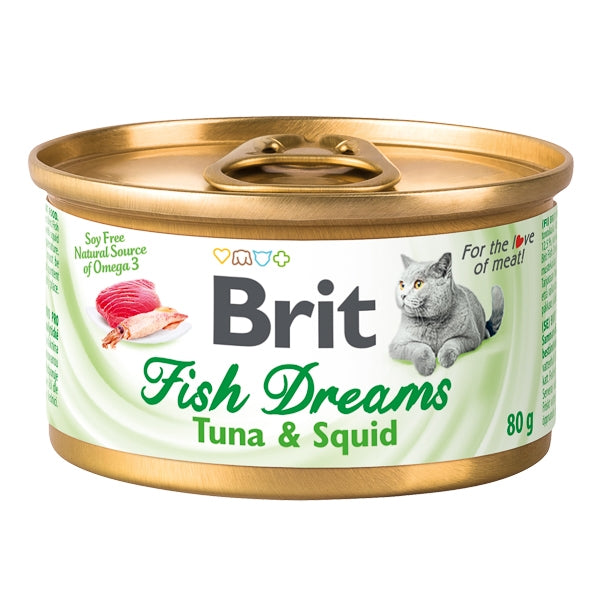 Brit Fish Dreams Tuna and Squid 80 g