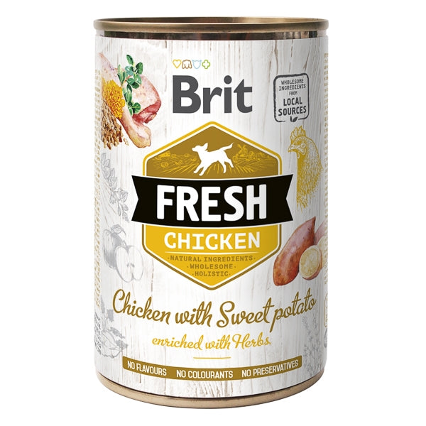 Brit Fresh Chicken with Sweet Potato 400 g