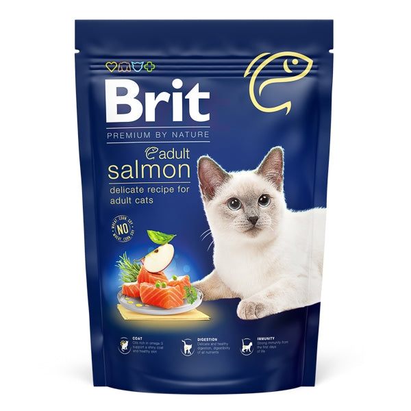 Brit Premium by Nature Cat Adult Salmon 800 g