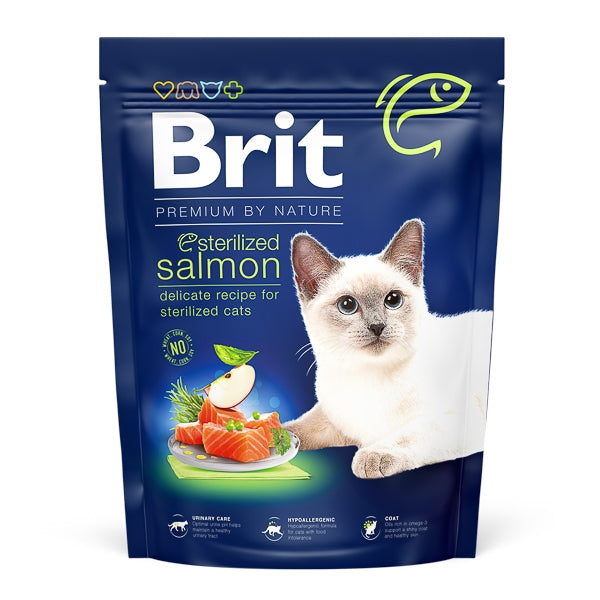 Brit Premium by Nature Cat Sterilized Salmon 300 g