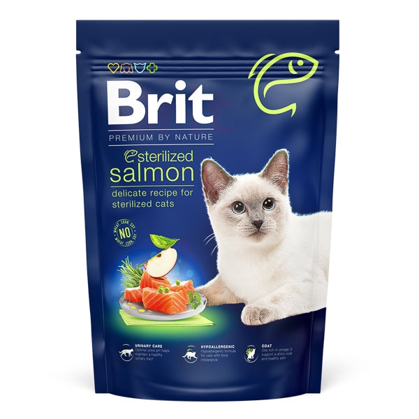 Brit Premium by Nature Cat Sterilized Salmon 800 g