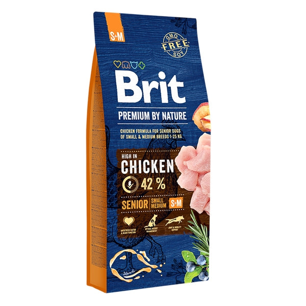 Brit Premium by Nature Senior S plus M 15 kg
