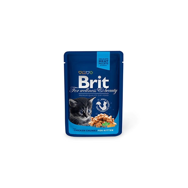 Brit Premium Cat Junior plic cu carne de pui 100 gr
