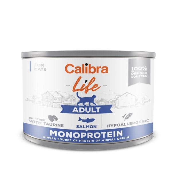 Calibra Cat Life can Adult Salmon 200 g