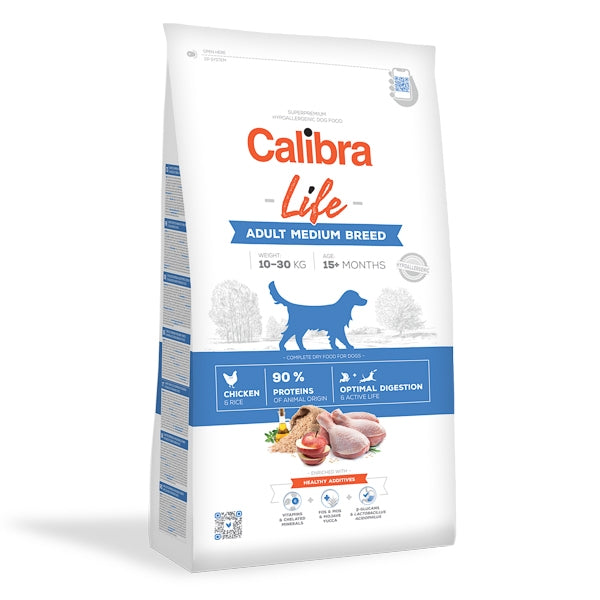 Calibra Dog Life Adult Medium Breed Chicken 2.5 kg