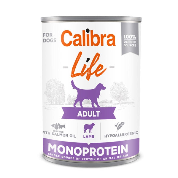 Calibra Dog Life can Adult Lamb 400 g