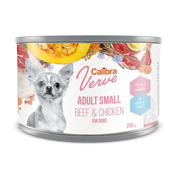 Calibra Dog Verve GF Adult Small Chicken and Beef 200 g conserva