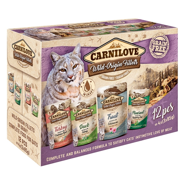 Carnilove Cat Pouch Multipack (12 x 85 g)