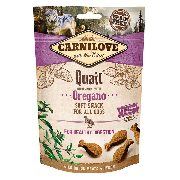 Carnilove Dog Semi Moist Snack Quail with Oregano 200 g