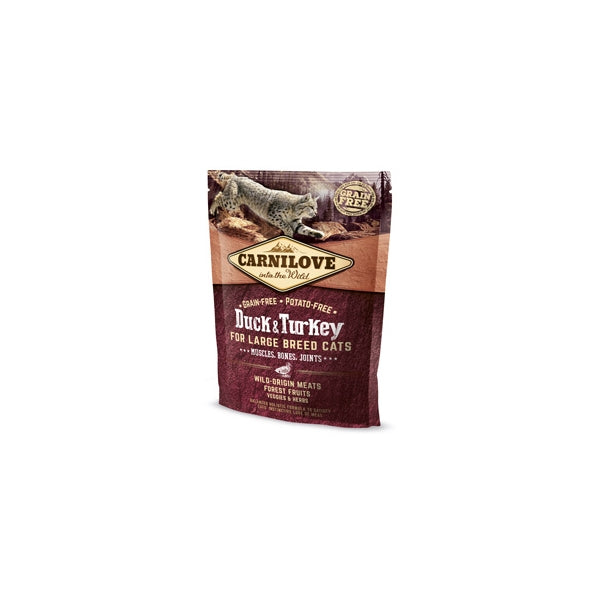 Carnilove Duck and Turkey for Large Breed Cats - Muscles, Bones, Joints 400 g