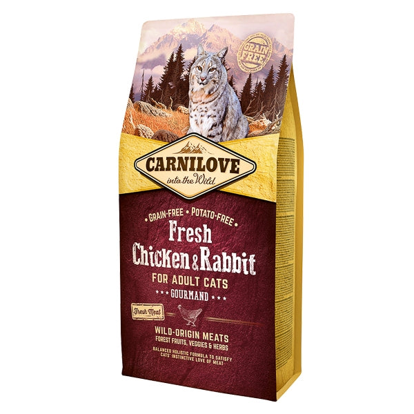 Carnilove Fresh Chicken and Rabbit for Adult Cats 6 kg