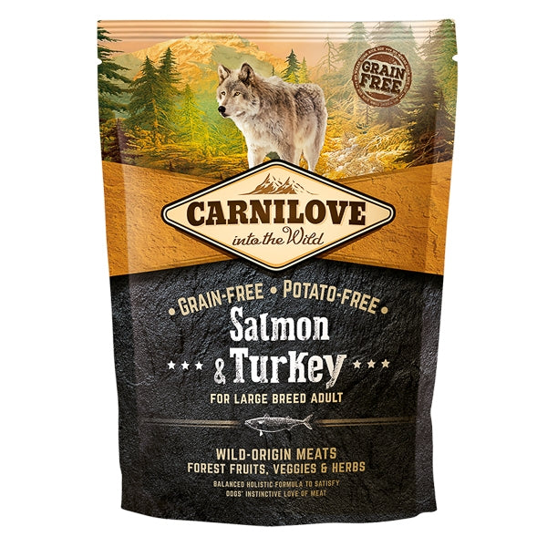Carnilove Salmon and Turkey Large Breed Adult Dog 1.5 kg