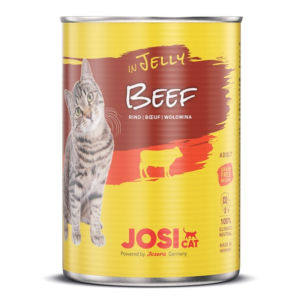 JosiCat Beef in Jelly 12x400 g