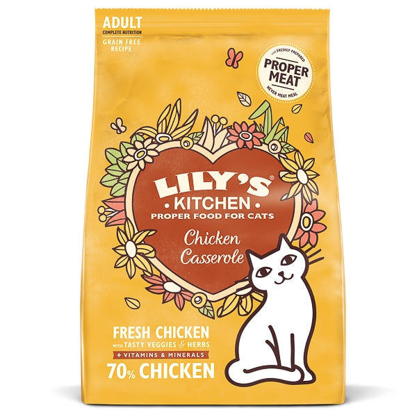 Lily's Kitchen Cat Chicken Casserole Adult Dry Food 800 g