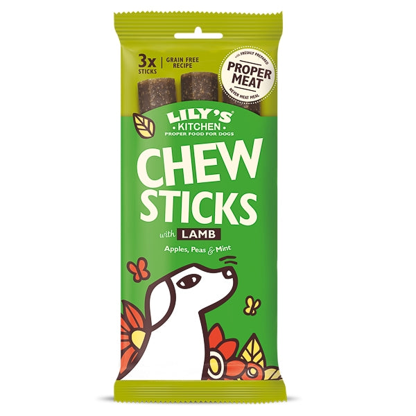 Lily's Kitchen Chew Sticks with Lamb for Dogs 3 x 120 g