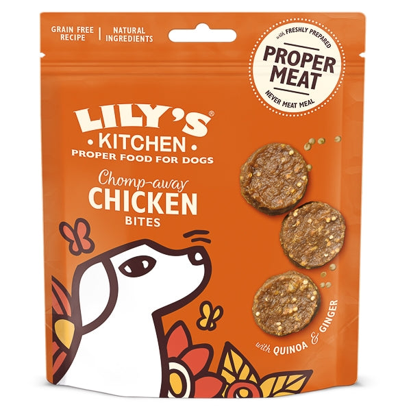 Lily's Kitchen Chomp-Away Chicken Bites Dog Treats 70 g