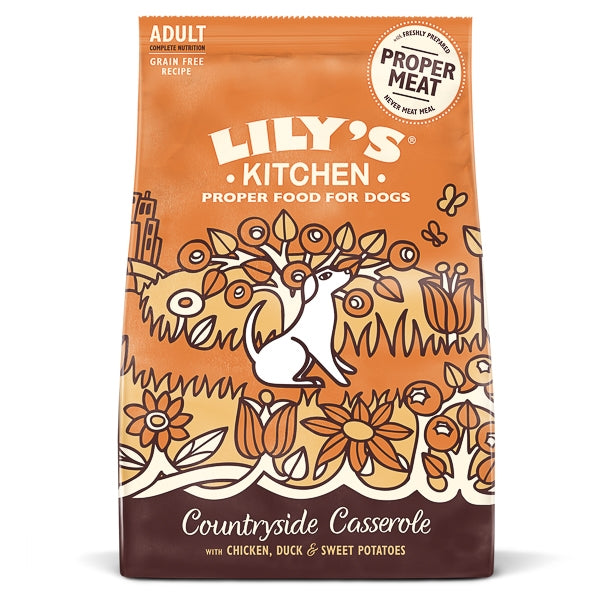 Lily's Kitchen Dog Chicken and Duck Countryside Casserole Adult Dry Food 12 kg
