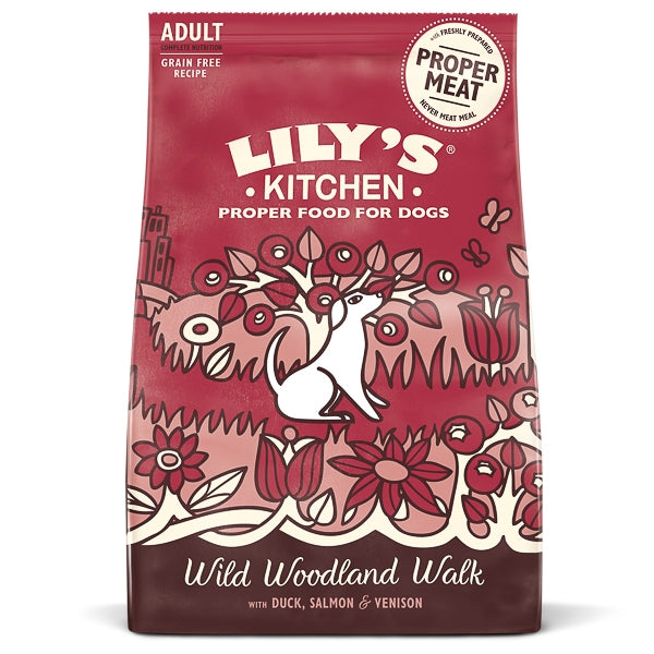 Lily's Kitchen Dog Duck, Salmon, Venison Wild Woodland Walk Adult Dry Food 7 kg