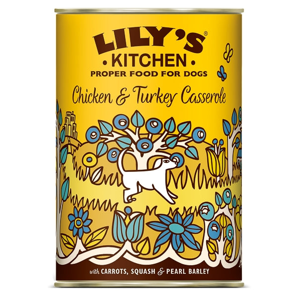 Lily's Kitchen for Dogs Chicken and Turkey Casserole 400 g