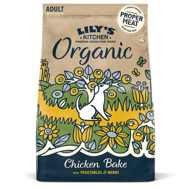 Lily's Kitchen for Dogs Complete Nutrition Adult Organic Chicken and Vegetable Bake 1 kg