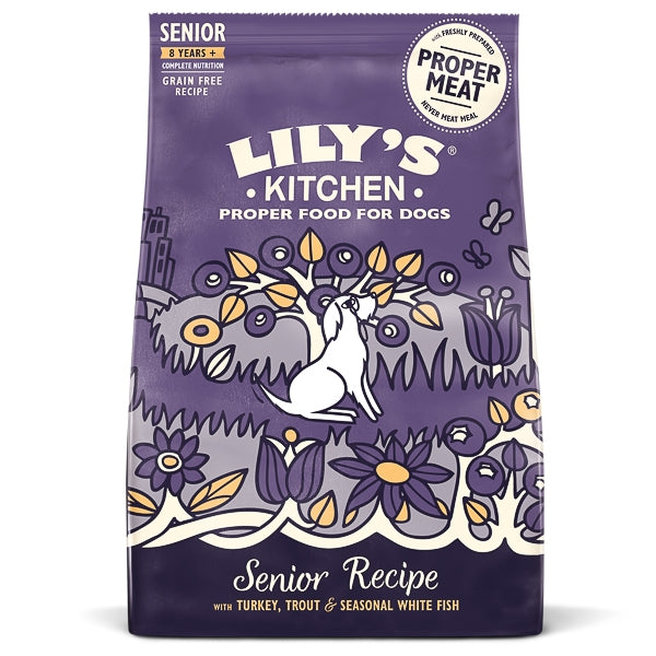 Lily's Kitchen for Dogs Complete Nutrition Turkey and Trout Senior Dry Food 2.5 kg
