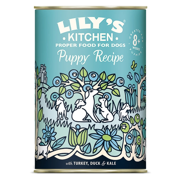 Lily's Kitchen for Dogs Puppy Recipe with Turkey, Duck and Kale 400 g