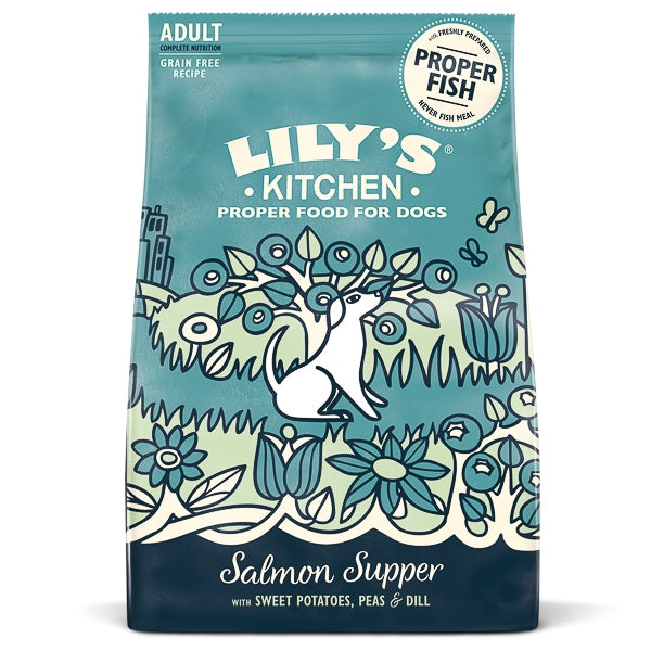 Lily's Kitchen for Dogs Salmon Supper Adult Dry Food 1 kg