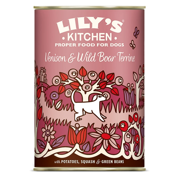 Lily's Kitchen for Dogs Venison and Wild Boar Terrine 400 g