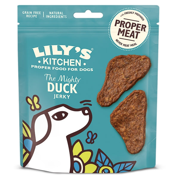 Lily's Kitchen the Mighty Duck Mini Jerky Dog Treats 70 g