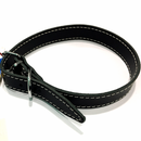 Zgarda reglabila din piele Enjoy XL Negru 22x550mm